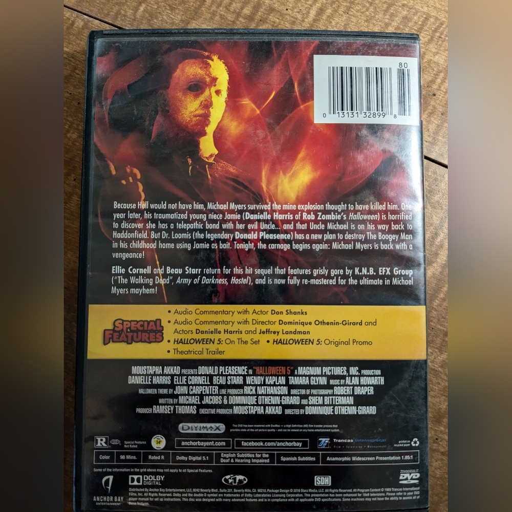 Halloween Michael Myers DVD Movies Set of 4 Rob Zombie A-3 - Picture 14 of 16